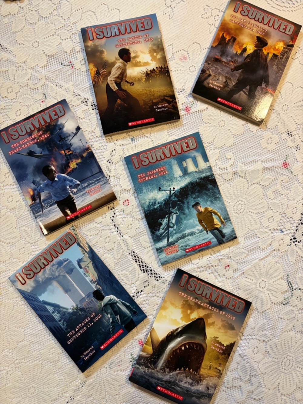 Set of 6 books